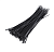 Стяжки нейлоновые 7.6x350мм хомуты 50шт.черные